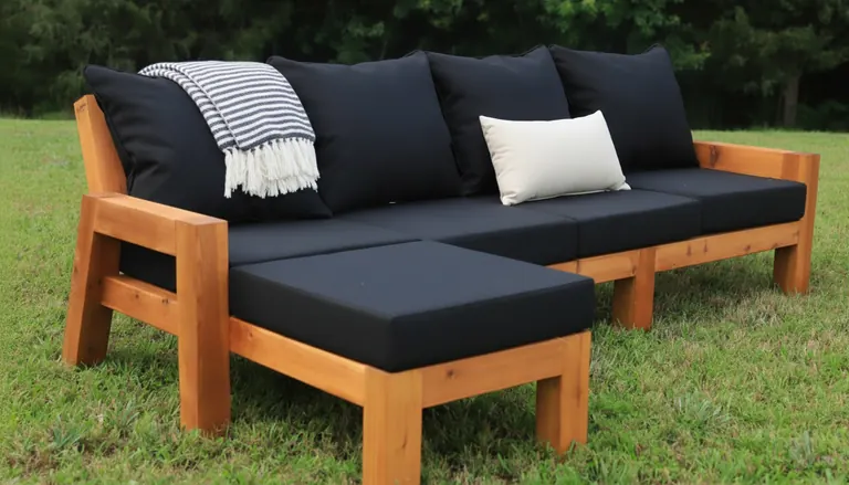 Outdoor Chaise Lounge Sofa